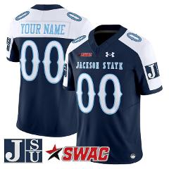 Custom Jackson State Tigers Jersey 2025 Vapor V2 Limited Stitc...