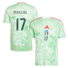 Gianluca Mancini 17 Italy National Team 2025-26 Away Men Jerse...