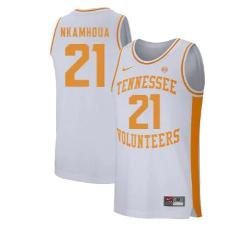 #21 Olivier Nkamhoua Jersey Tennessee College Basketball Jerse...