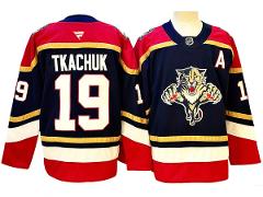 Men Florida Panthers #19 Matthew Tkachuk Navy Reverse Retro Je...