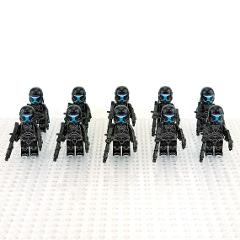 10pcs Star Wars Omega Squad Clone Commandos Minifigures