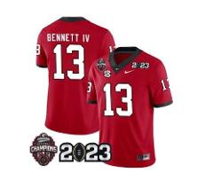 Georgia Bulldogs Stetson Bennett Jersey #13 CFP National Patch...
