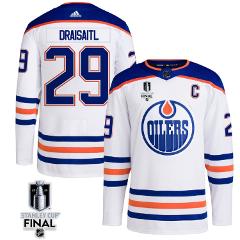Leon Draisaitl 29 Edmonton Oilers 2024 STANLEY CUP Final Away ...