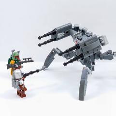 3pcs Star Wars The Mandalorian vs Scorpenek Droid Minifigure