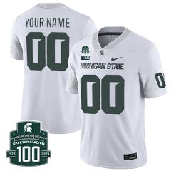 Custom Michigan State Spartans Jersey Name and Number College ...