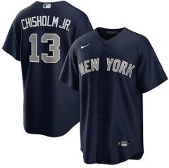 Jazz Chisholm Jr. New York Yankees Alternate, 1st Jersey Navy