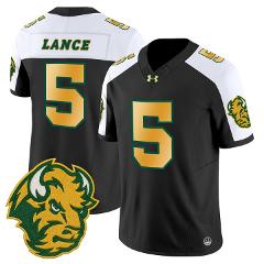 Bryce Lance Jersey #5 North Dakota State Bison Limited Stitche...
