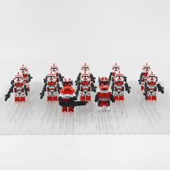 12pcs Star Wars Coruscant Guard Commanders Fox & Thorn Minifig...