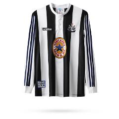 Newcastle United 1995-1997 Home Men Retro Jersey  Long Sleeve