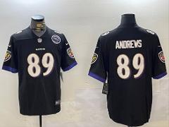 Mens Mark Andrews #89 Football Jersey Game Replica Black