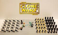 Star Wars Obi Wan Kenobi Clone Troopers vs General Grievous 64...