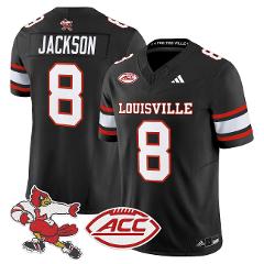 Lamar Jackson Jersey #8 Louisville Cardinals 2025 Vapor Stitch...