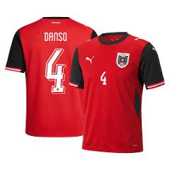 Austria DANSO #4 Home 2026 World Cup Jersey Fan Version