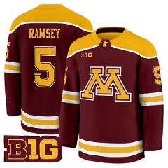 Mike Ramsey Jersey #5 Minnesota Golden Gophers 2025-26 Stitche...