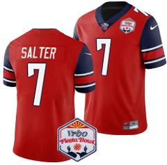 Men's Kaidon Salter Jersey #7 Liberty Flames Fiesta Bowl Patch...