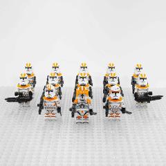 13pcs Star Wars 212th Cody & Waxer Squad Minifigures