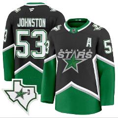 Wyatt Johnston Jersey #53 Dallas Stars '99 Throwback Premium A...