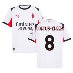 Ruben Loftus-Cheek 8 AC Milan 2025-26 Away Men Jersey  White