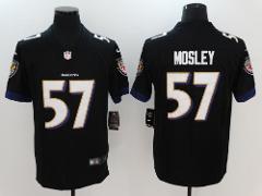 Mens C.J. Mosley #57 Football Jersey Game Replica Black