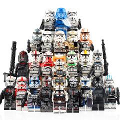 24PCS Star Wars Bad Batch Clone Troopers Rex Cody Wolffe Minif...