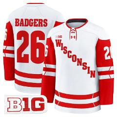 Badgers Jersey #26 Wisconsin Badgers 2025-26 Premium Stitched ...