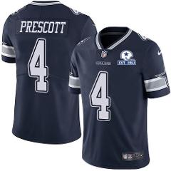 Men's / Youth Dak Prescott Dallas Cowboys est 1960 patch jerse...