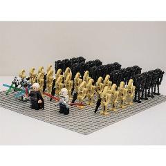 43pcs Star Wars Separatist Army Dooku, Ventress & Grievous Min...