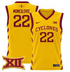 Milan Momcilovic Jersey #22 Iowa State 2024 Lightweight Basket...