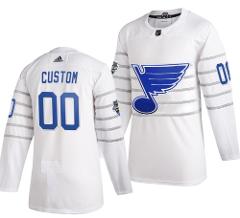 Men's 2020 All-Star Game St. Louis Blues Custom White Jersey