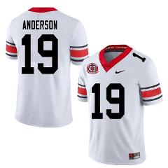 Georgia Bulldogs #19 Adam Anderson Game College Football Jerse...