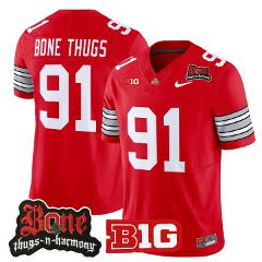 1991 Bone Thugs Jersey Ohio State Buckeyes Bone Thugs-N-Harmon...