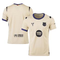 Barcelona 2025-26 Away Jersey  Cream