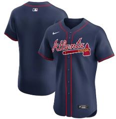 Atlanta Braves Elite Jersey Navy