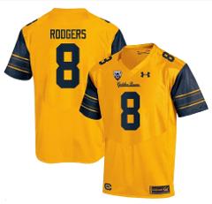 Cal Bears Aaron Rodgers Jersey #8 College Football 2023 Stitch...