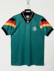 Germany 1992 Away Retro Jersey  Men, Green