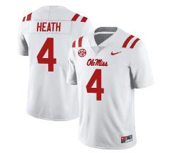 Ole Miss Rebels Malik Heath Jersey #4 College Football All Sti...