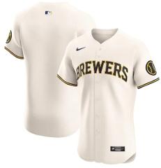 Milwaukee Brewers Home Elite Jersey Cream