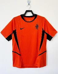 Netherlands 2002 Home Retro Jersey  Men, Orange