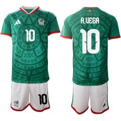 Mexico #10 Alexis Vega Green 2026 World Cup Home Soccer Jersey...