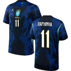 Brazil Raphinha #11 Away 2026 World Cup Jersey Fan Version