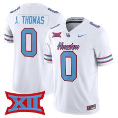Amare Thomas Jersey #0 Houston Cougars 2025 Oilers Inspired St...