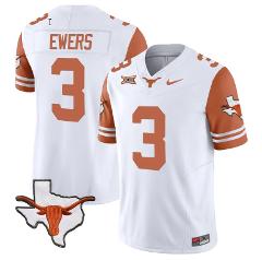 Quinn Ewers Jersey #3 Texas Longhorn Vapor Limited Football Or...