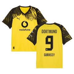 Serhou Guirassy #9 Borussia Dortmund 2025-26 Home Men Jersey  ...