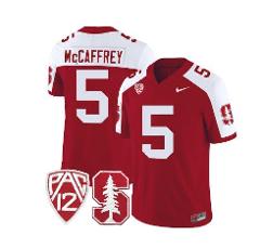 Christian McCaffrey Jersey #5 Standford Cardinal Jersey Crimso...
