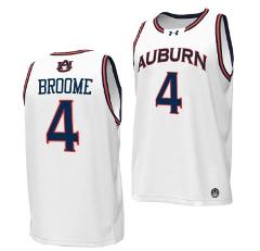 Men's Johni Broome Jersey #4 Auburn Tigers College Basketball ...