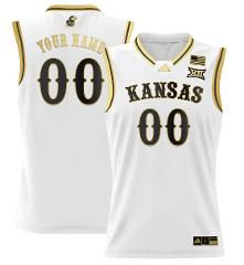 Custom Kansas Jayhawks Jersey 2024 Lightweight Basketball Stit...