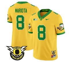 Marcus Mariota Jersey #8 Oregon Duck Forever Gang Green Footba...
