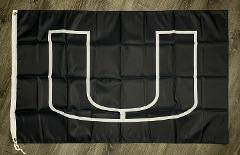 Miami Hurricanes Logo Flag 3x5 ft Black Sports Banner Man-Cave...