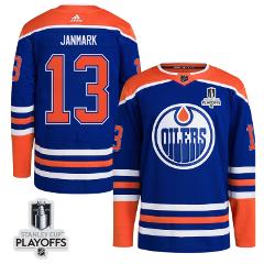 Mattias Janmark 13 Edmonton Oilers 2024 NHL Playoffs Patch Hom...