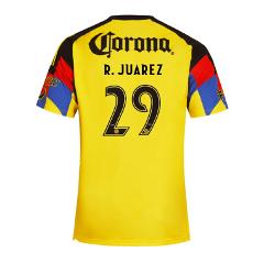 Club Amrica 2025-26 R. Juarez 29 Home Jersey  Yellow